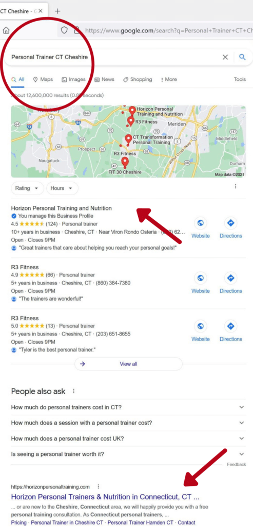 example Seo for personal trainers example Seo for personal trainers