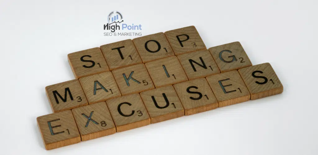 Common excuses business owners and employees will give to have a low book, show and close ratio
