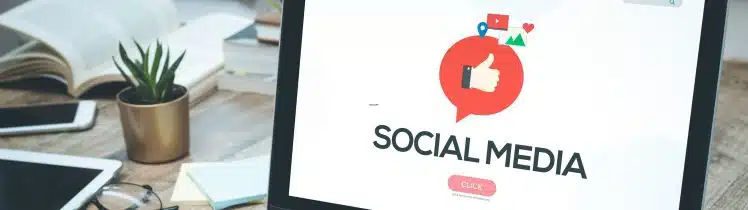 Blue Page on Social Media